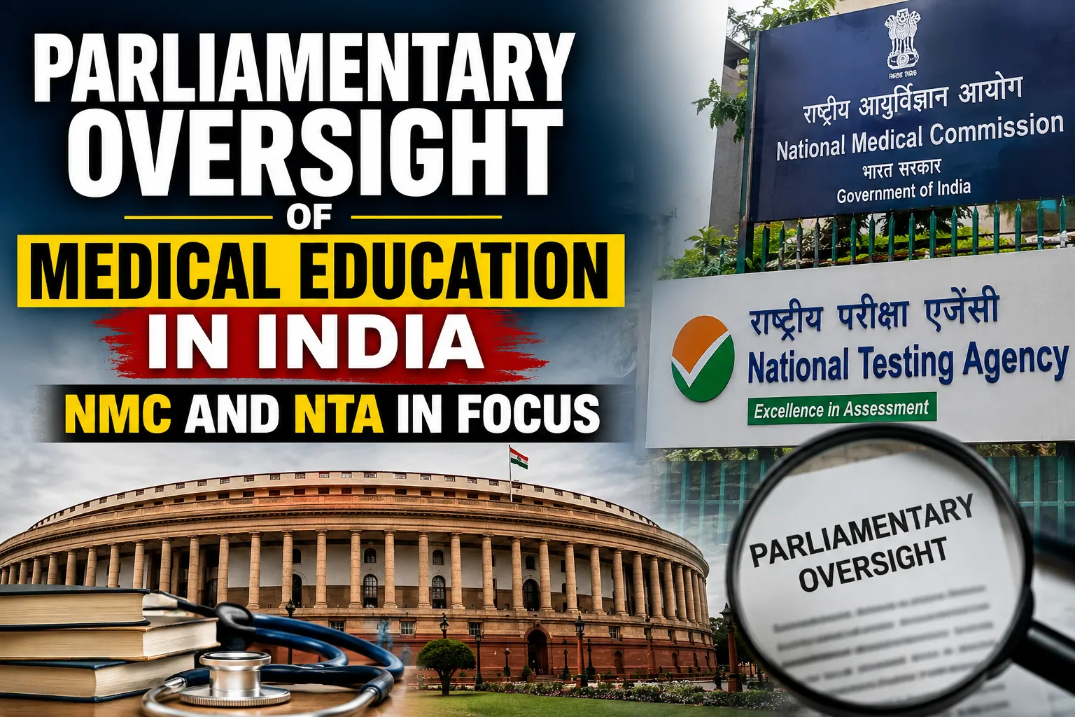 Parliamentary Oversight of Medical Education in India: NMC and NTA in Focus